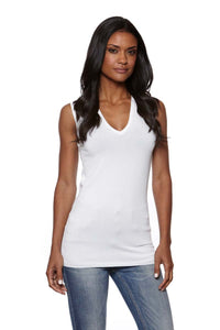 ABBY Fitted V-Neck Tank