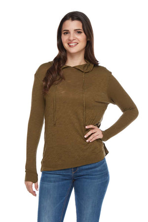 ALIA Long Sleeve Thumbhole Hoodie