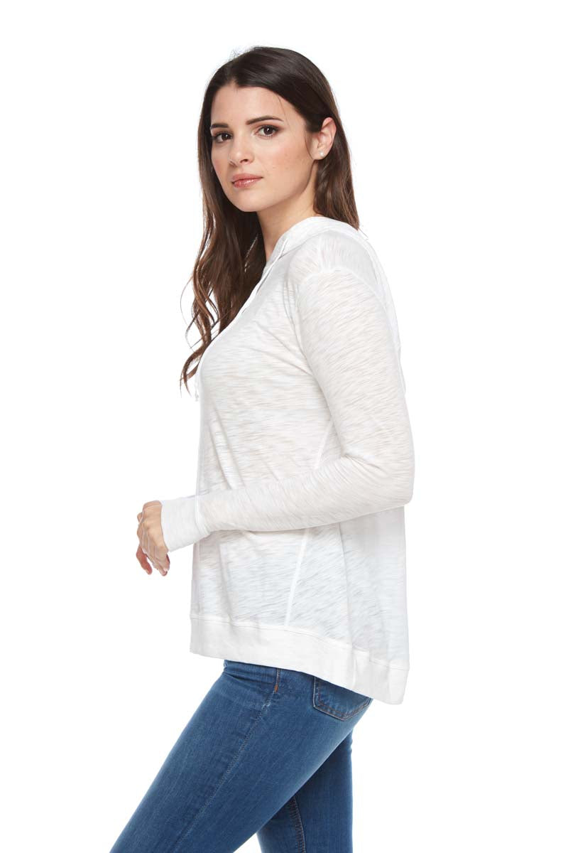 ALIA Long Sleeve Thumbhole Hoodie