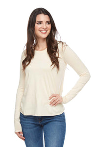 AMELIA Small Scoop Pleat Back Long Sleeve