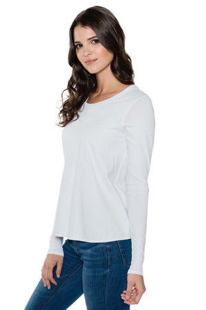 AMELIA Small Scoop Pleat Back Long Sleeve