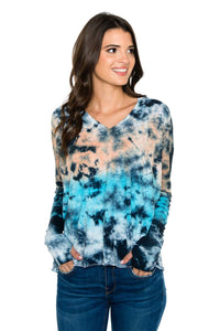 ARIA Boxy Long Sleeve V-Neck