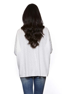 ARIA Boxy Long Sleeve V-Neck