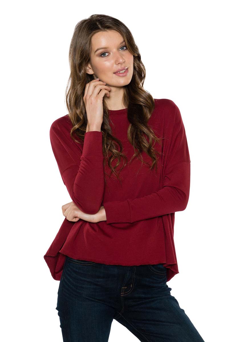 ARIANA Long Sleeve Thumb Hole Crewneck