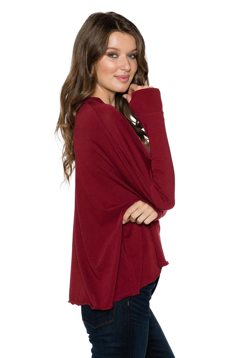 ARIANA Long Sleeve Thumb Hole Crewneck