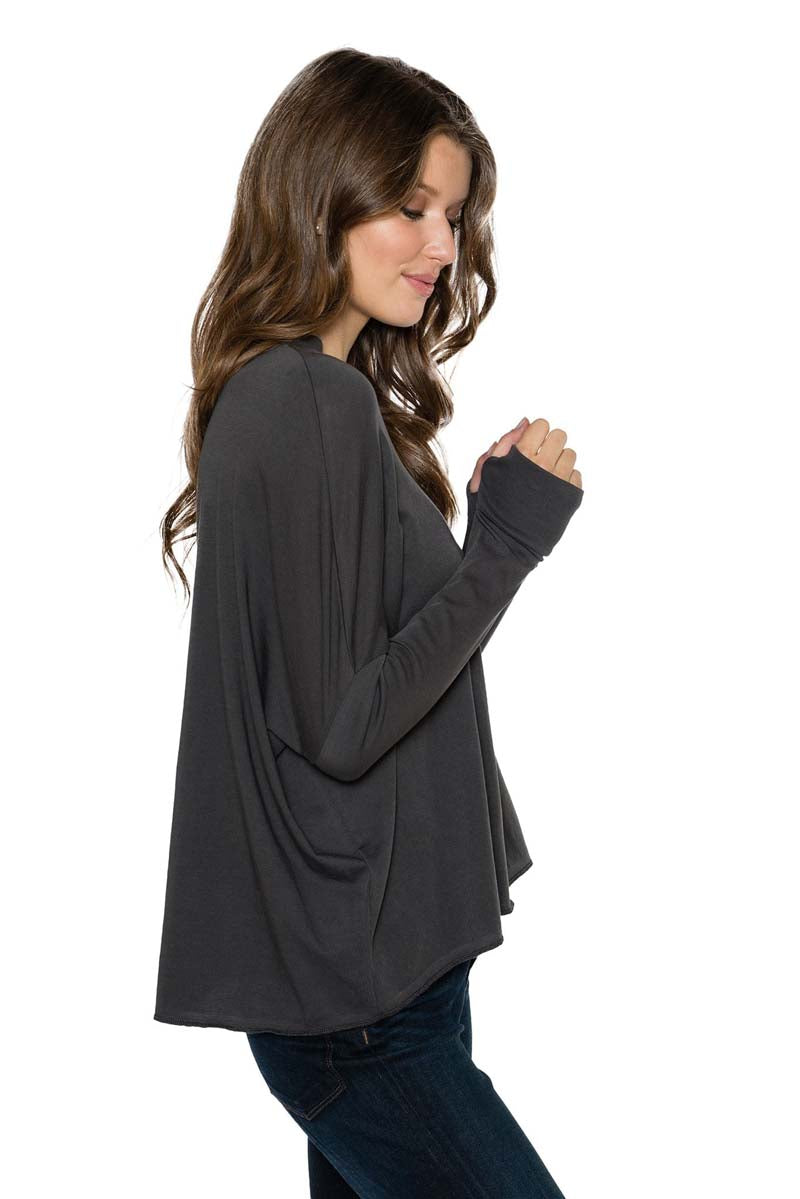 ARIANA Long Sleeve Thumb Hole Crewneck