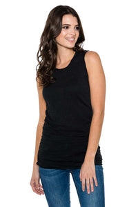 BELLA Gathered Side Tank Top
