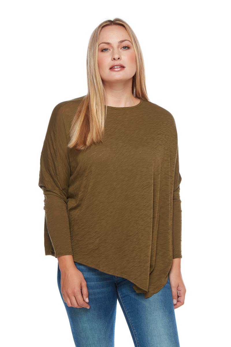 Charlotte Angled Long Sleeve Top