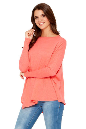 Charlotte Angled Long Sleeve Top