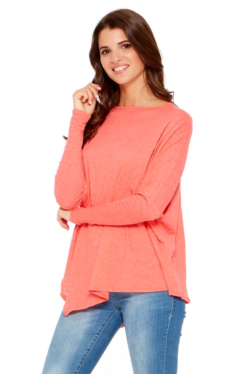 Charlotte Angled Long Sleeve Top