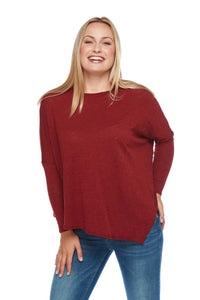 Charlotte Angled Long Sleeve Top