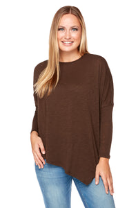 Charlotte Angled Long Sleeve Top