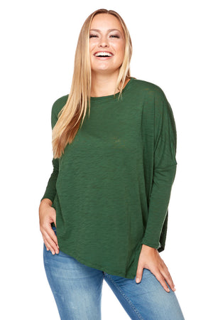 Charlotte Angled Long Sleeve Top