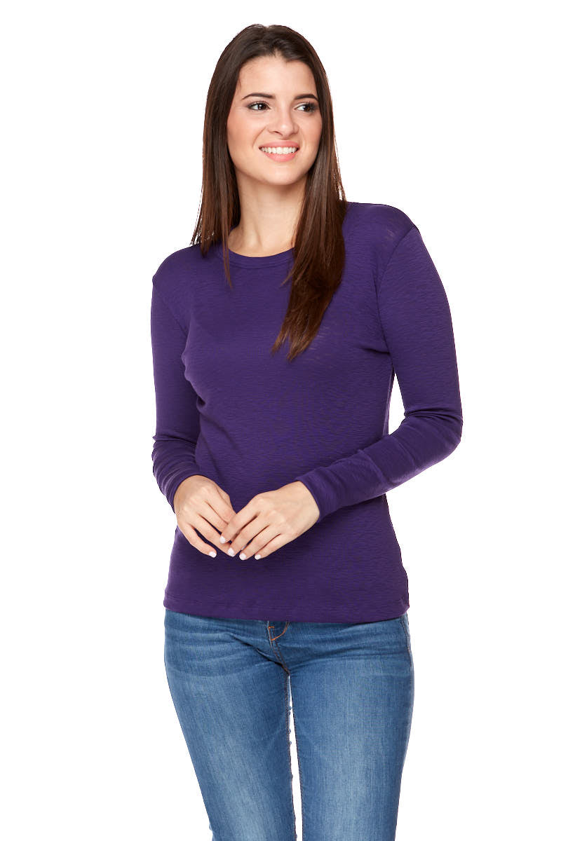 DAISY Ribbed Long Sleeve Tee