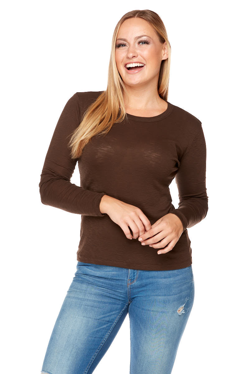 DAISY Ribbed Long Sleeve Tee