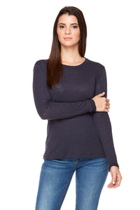 DAISY Ribbed Long Sleeve Tee