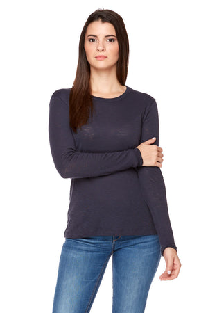 DAISY Ribbed Long Sleeve Tee