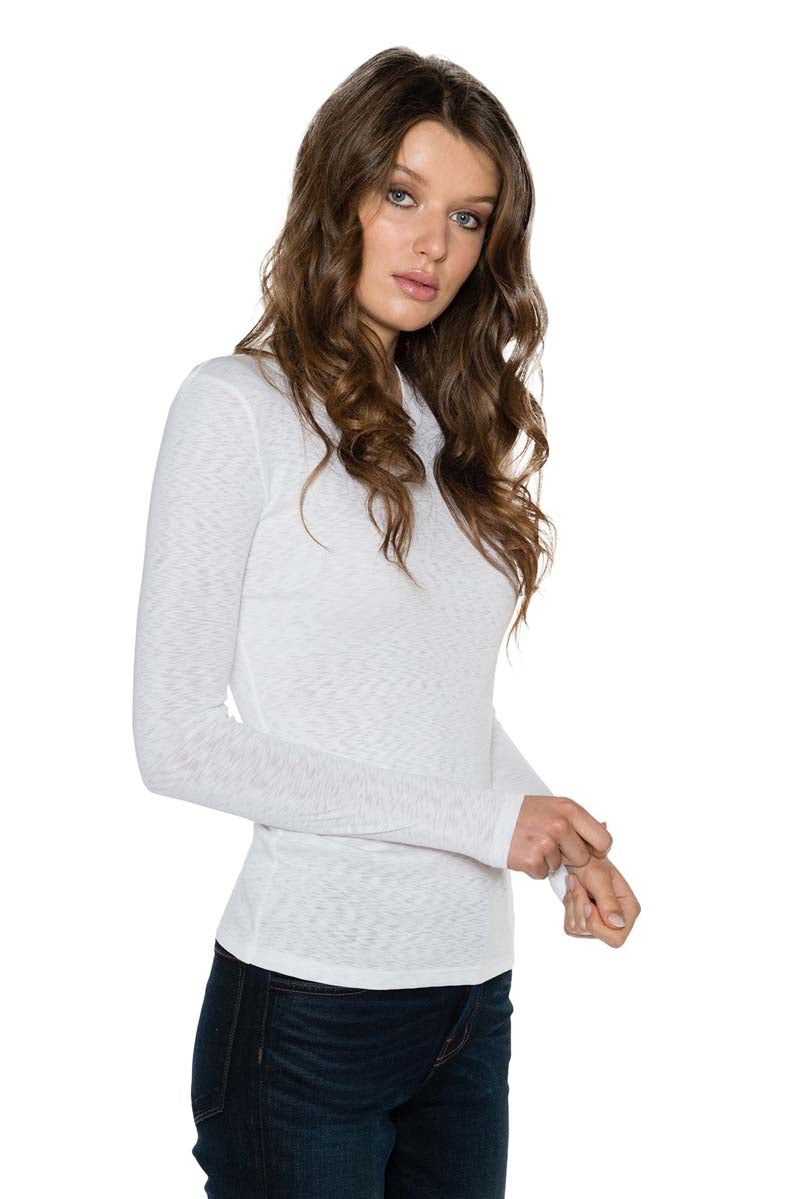 DAISY Ribbed Long Sleeve Tee