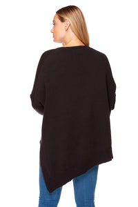 GINA Relaxed Fit Angled Bottom Sweater