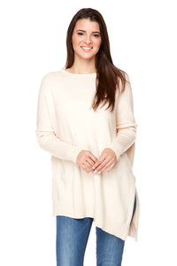 GINA Relaxed Fit Angled Bottom Sweater