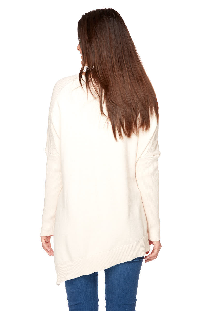 GINA Relaxed Fit Angled Bottom Sweater