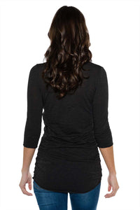 HARPER ¾ Sleeve V-Neck Top