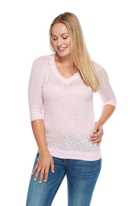 KATIE Relaxed Fit Raglan V-Neck