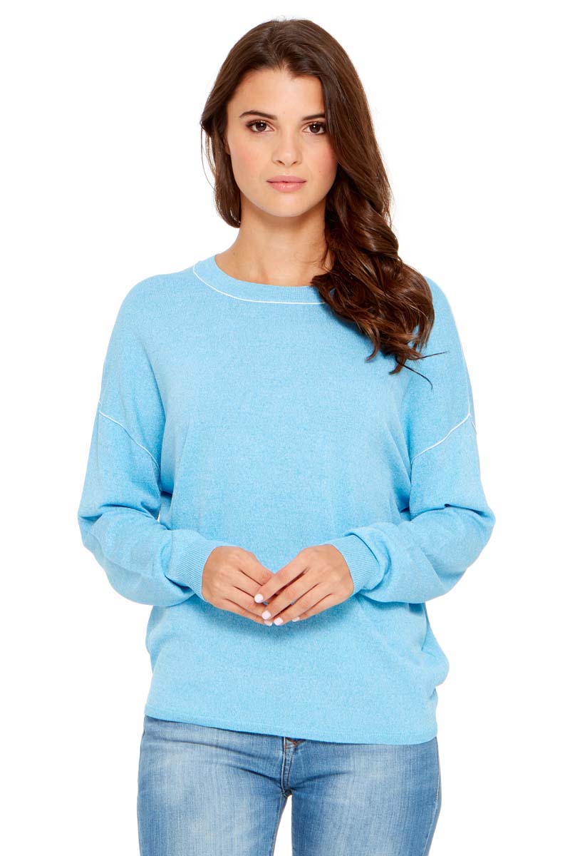 KELSEA Drop Shoulder Boxy Sweater