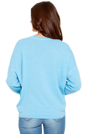 KELSEA Drop Shoulder Boxy Sweater