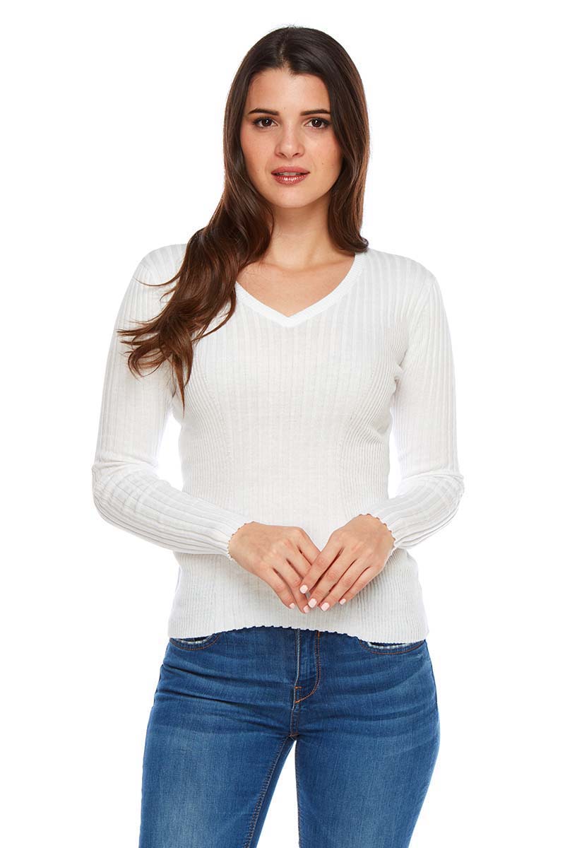 LELA Lightweight Ribbed Sweater