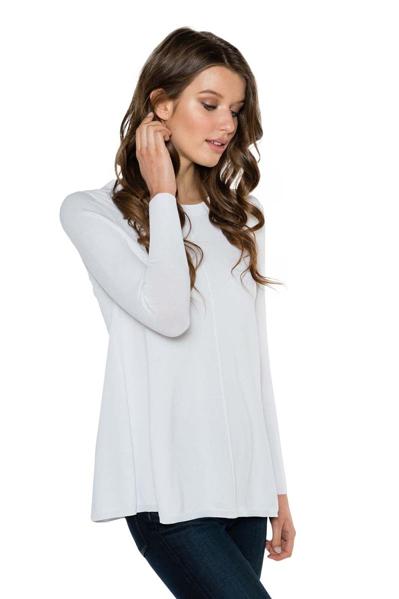 LUNA Scoop Neck Long Sleeve