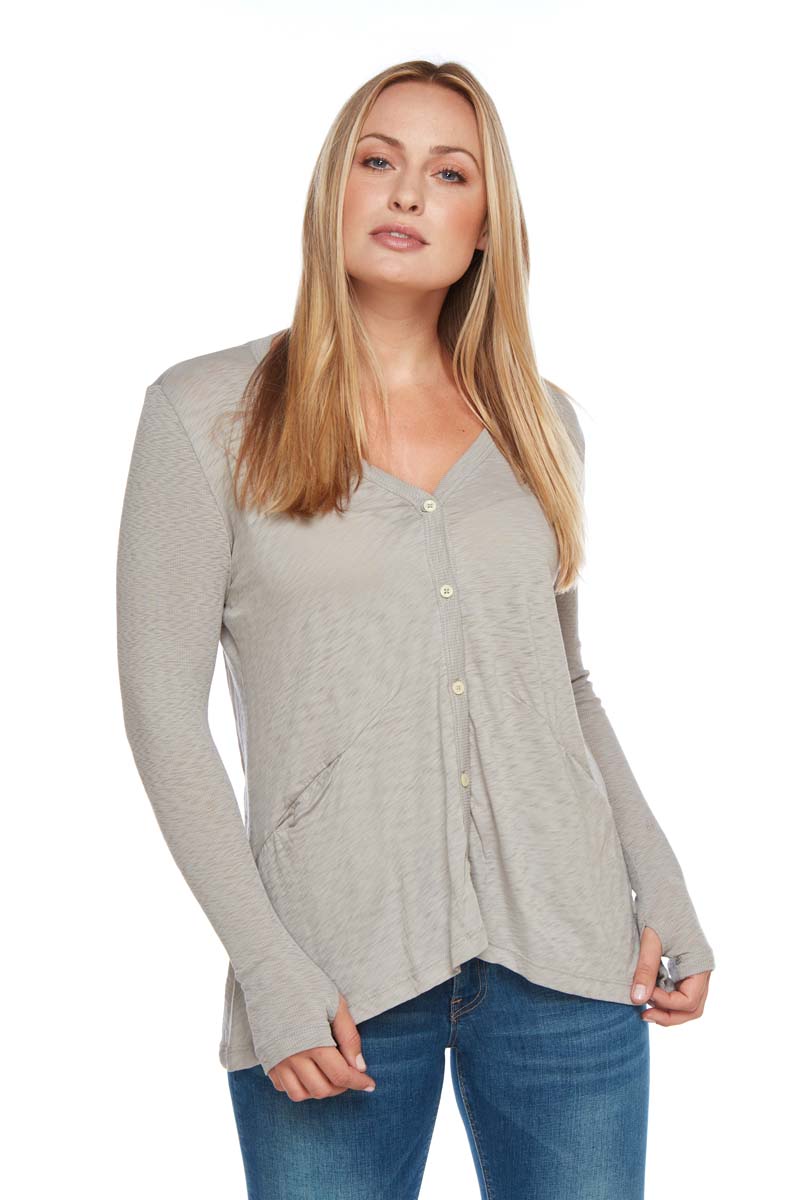 NIKKI Light Weight Thumbhole Cardigan – Inner Shine