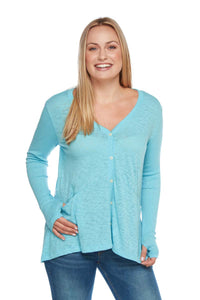 NIKKI Light Weight Thumbhole Cardigan