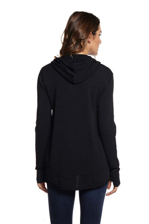 PAIGE Zip Front Hoodie High Low