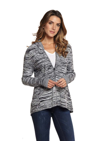 PAIGE Zip Front Hoodie High Low