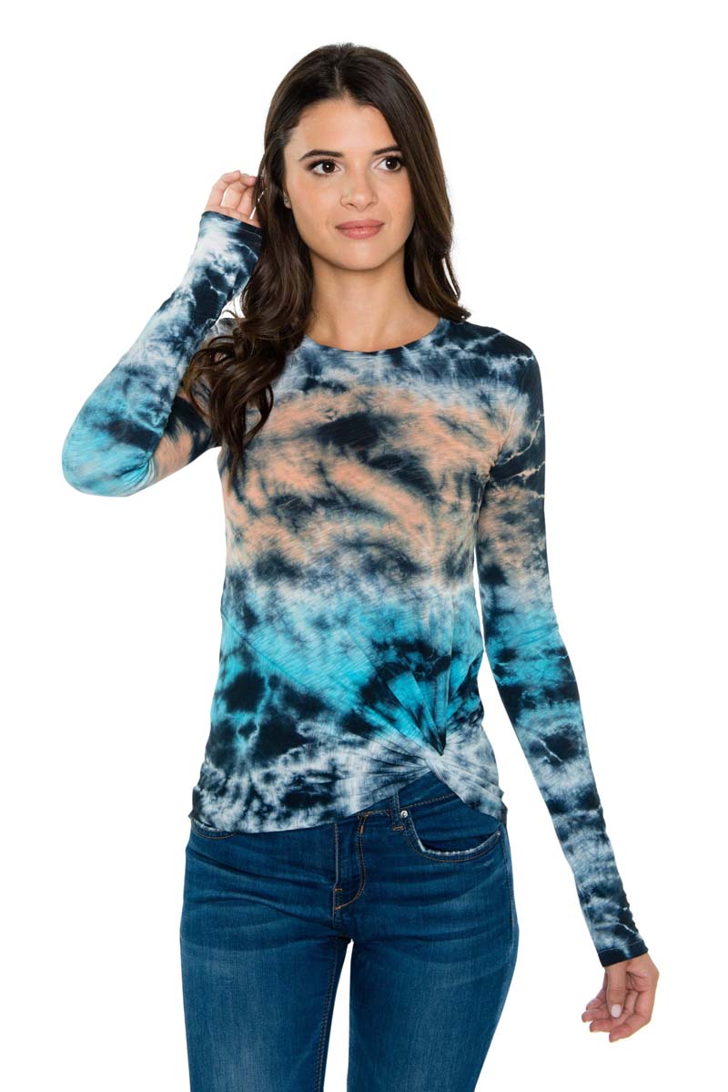 PRYA Side Twist Long Sleeve Tee