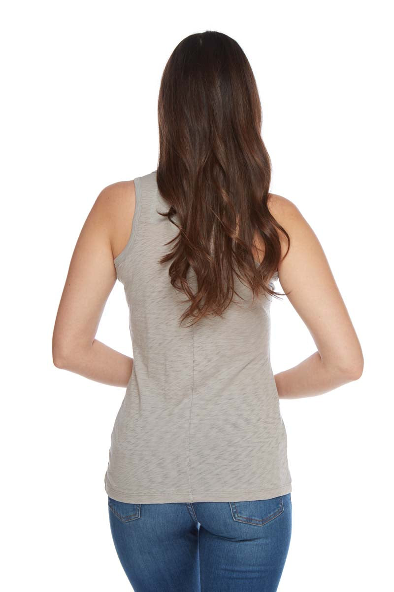 QUINN Racer Back Scoop Tank Top