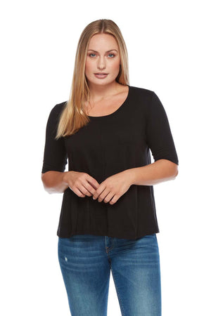 SARA Scoop Neck 3/4 Sleeve