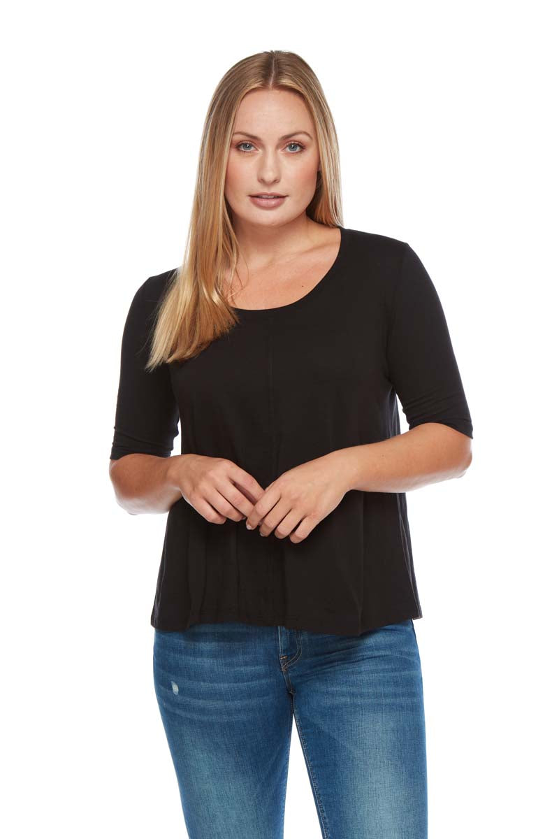 SARA Scoop Neck 3/4 Sleeve