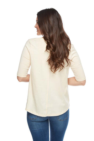 SARA Scoop Neck 3/4 Sleeve