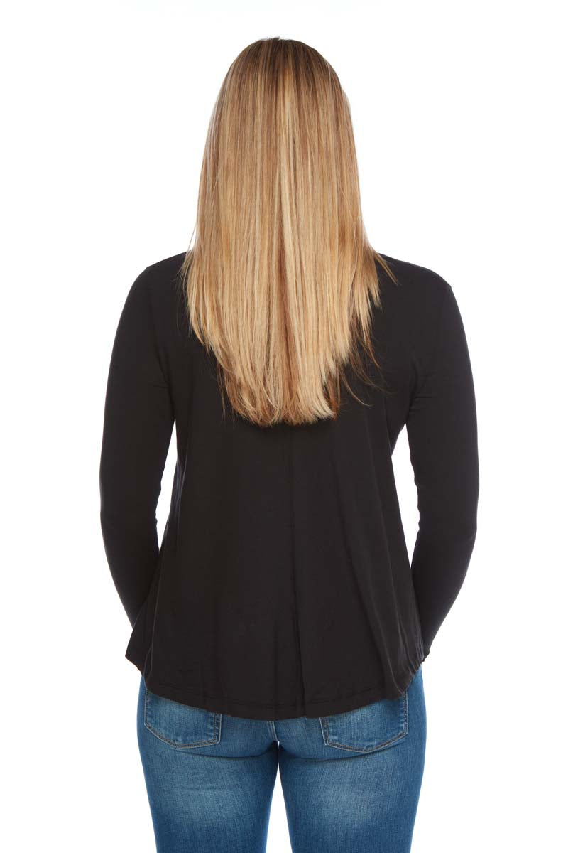 SASHA Scoop Neck Long Sleeve