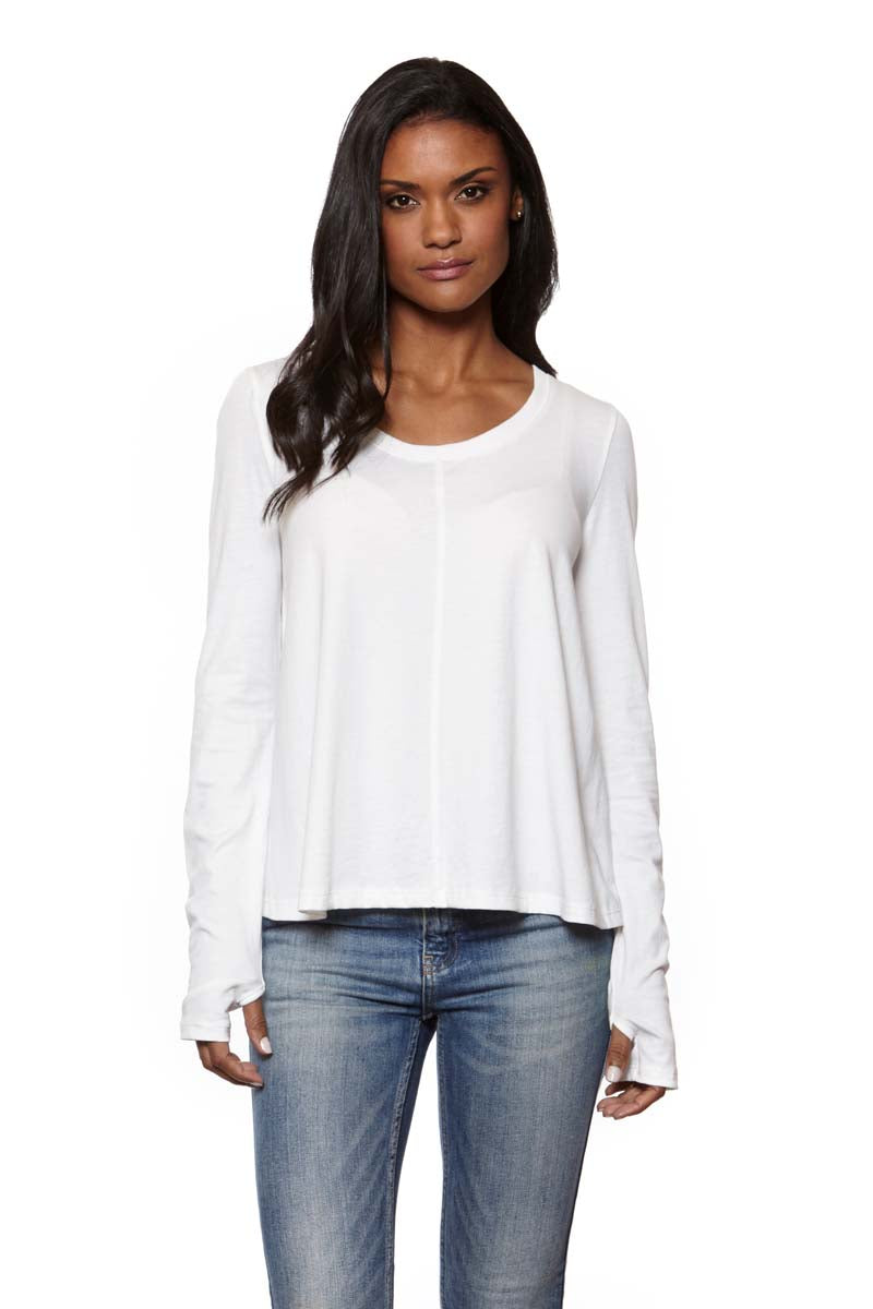 SASHA Scoop Neck Long Sleeve