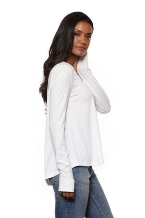 SASHA Scoop Neck Long Sleeve