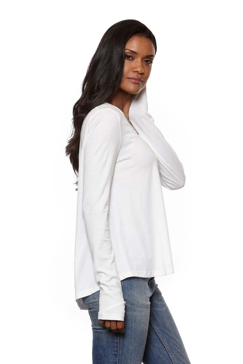 SASHA Scoop Neck Long Sleeve