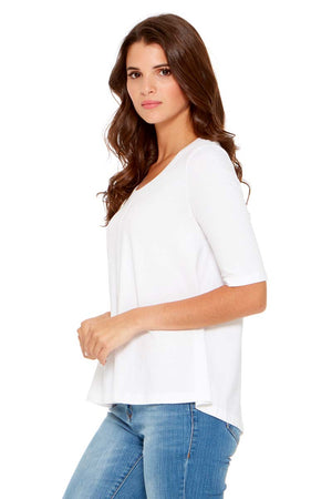 SARA Scoop Neck 3/4 Sleeve