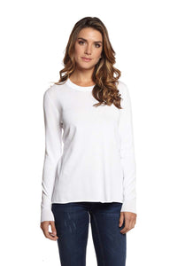 ZOE Long Sleeve High Low Crew